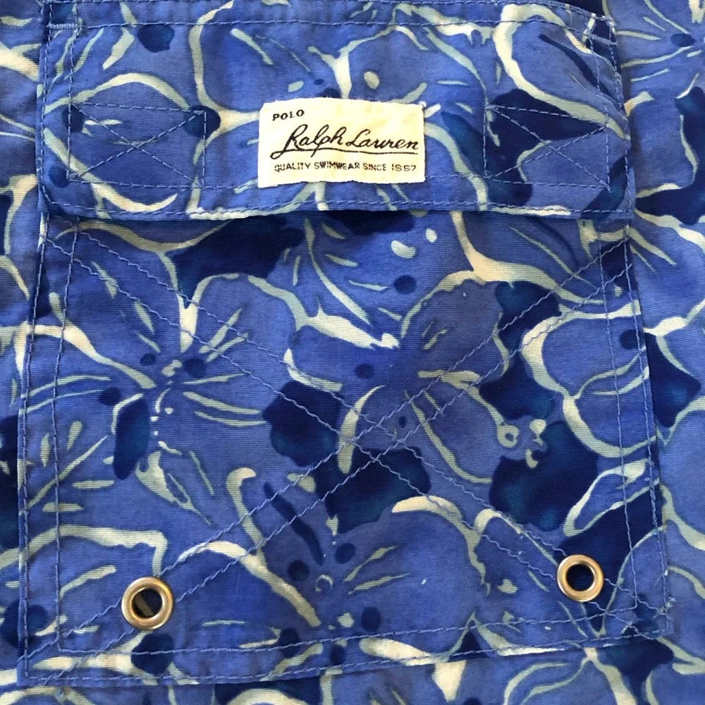 Polo Ralph Lauren Blue Floral Swim Sorts